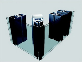 Profil Aluminium Dinding Tirai