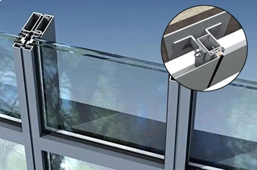 Vorhangfassade aus Aluminium